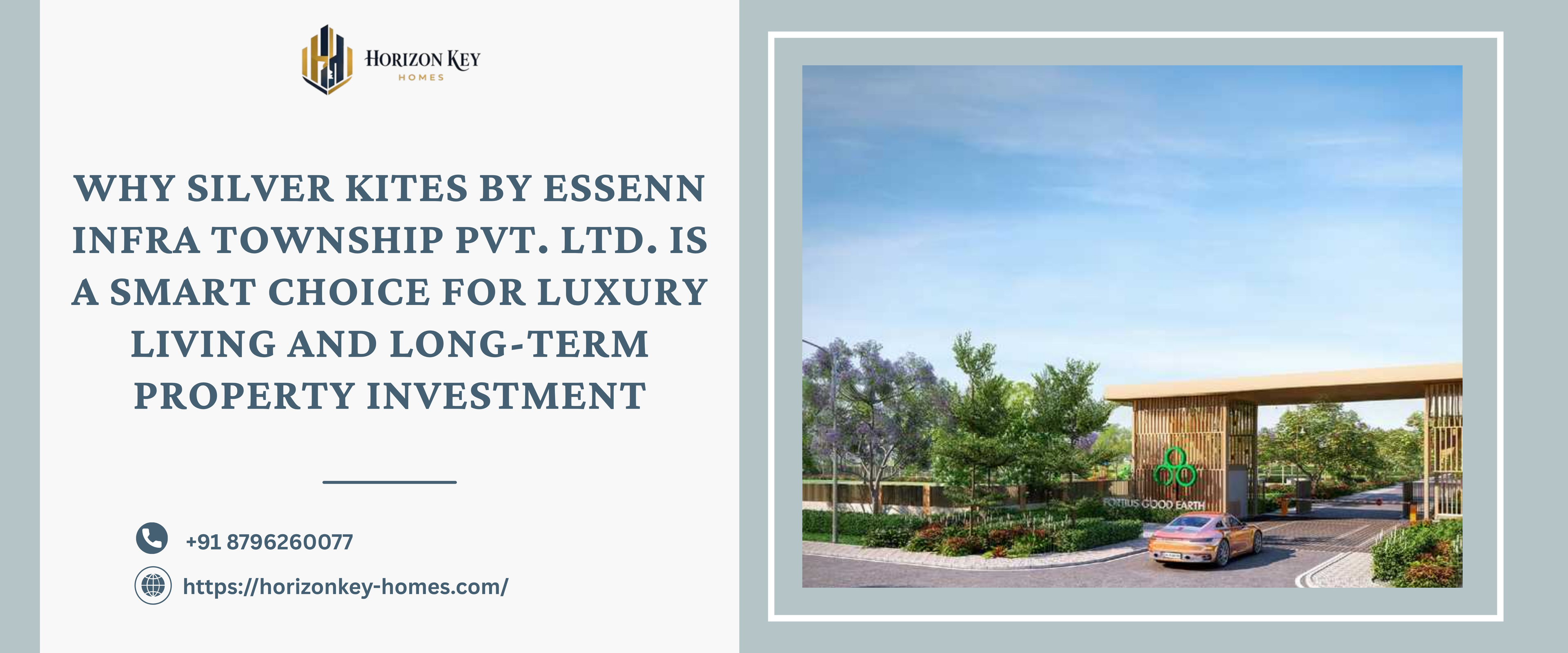 Silver Kites Bangalore premium residential township with luxury apartments, residential plots, landscaped gardens, modern amenities, and wide internal roads