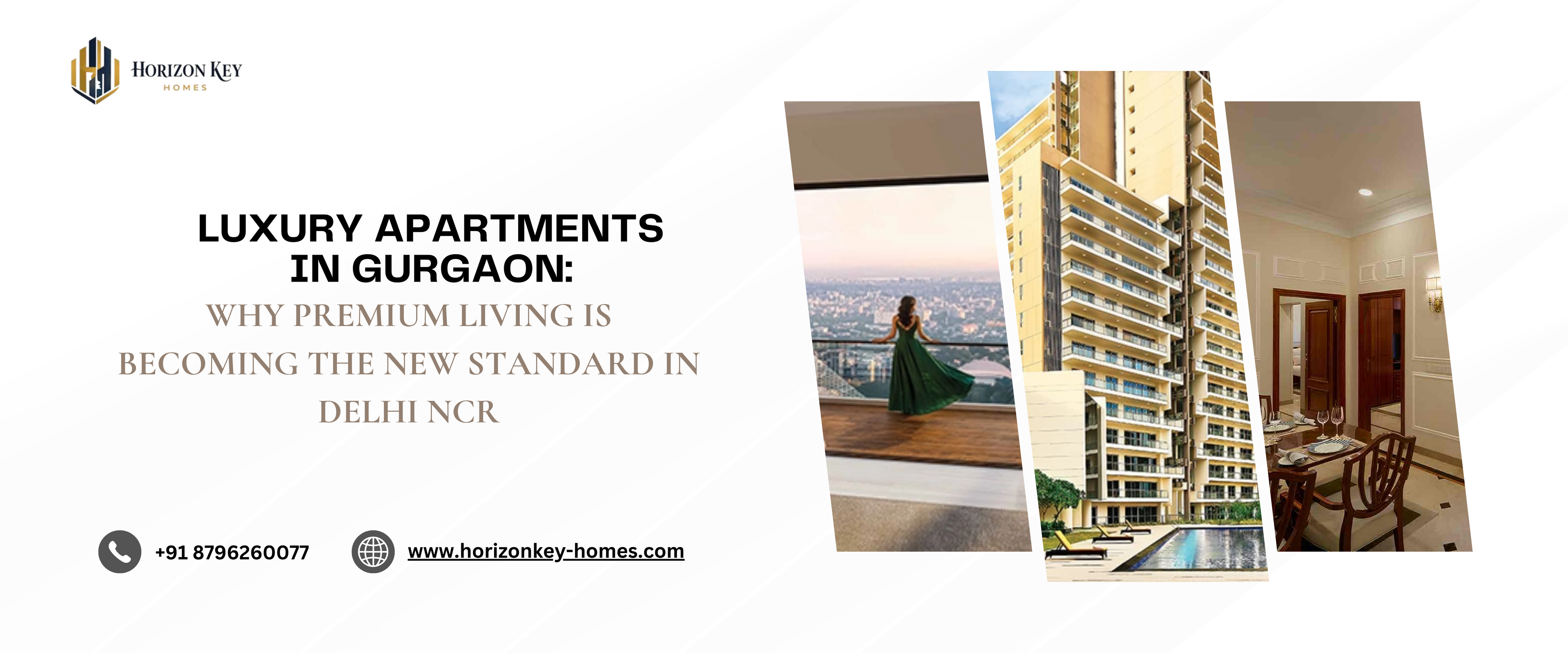 Luxury apartments in Gurgaon skyline