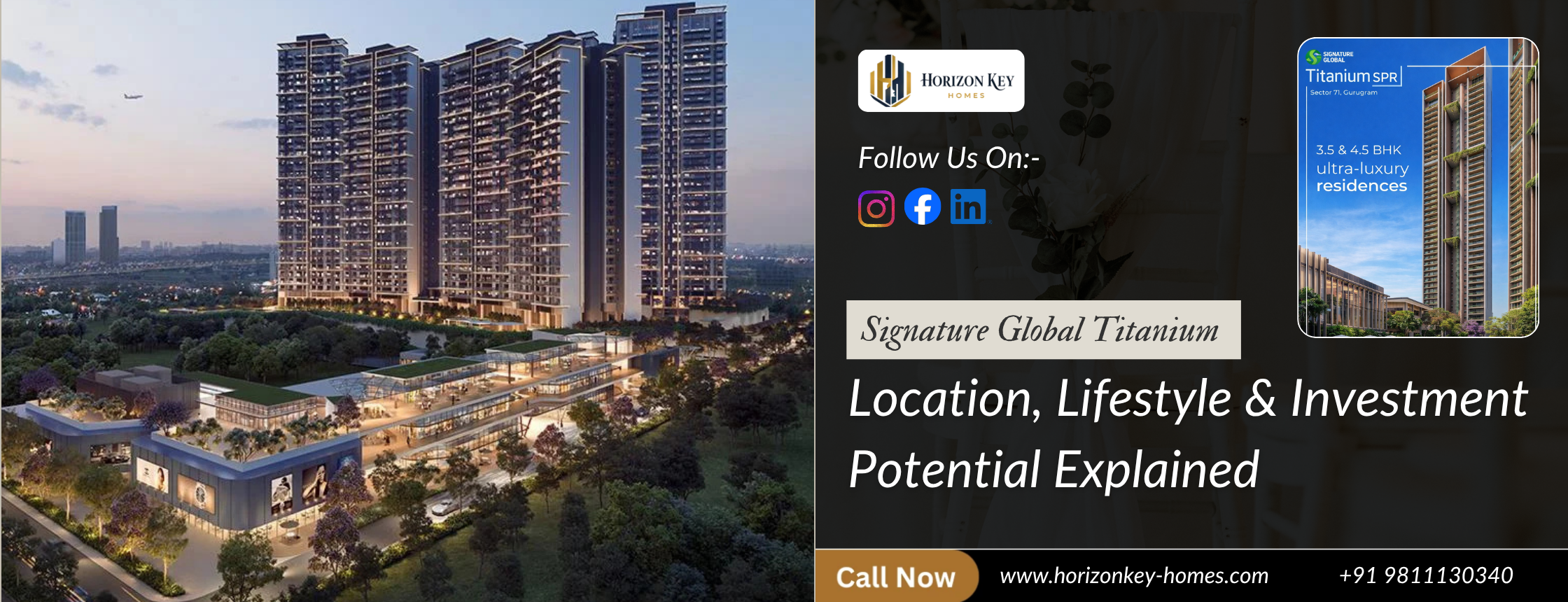 Signature Global Titanium Gurgaon: Location, Lifestyle & Investment Potential Explained