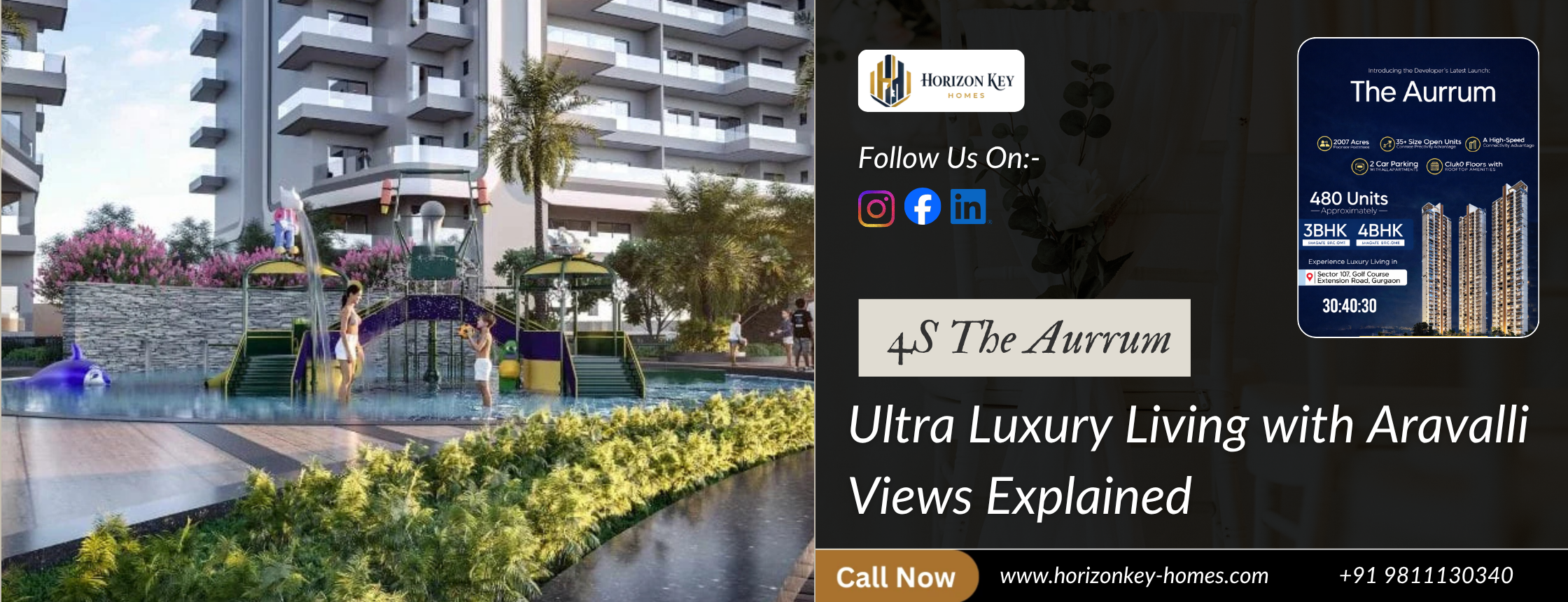 4S The Aurrum Sector 59: Ultra Luxury Living with Aravalli Views Explained