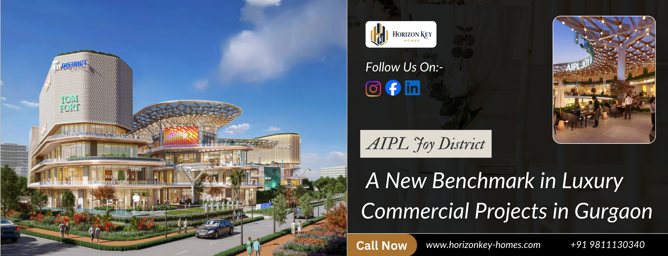 AIPL Joy District Sector 88 Gurgaon – A New Benchmark in Luxury Commercial Projects in Gurgaon