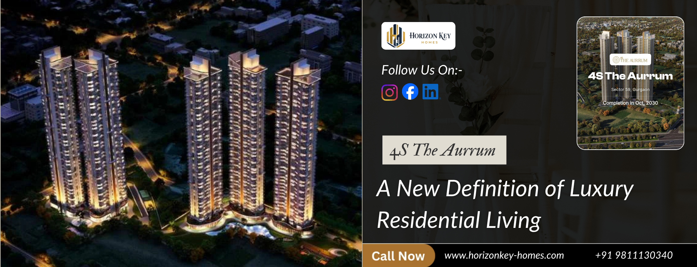 4S The Aurrum Sector 59 Gurgaon – A New Definition of Luxury Residential Living