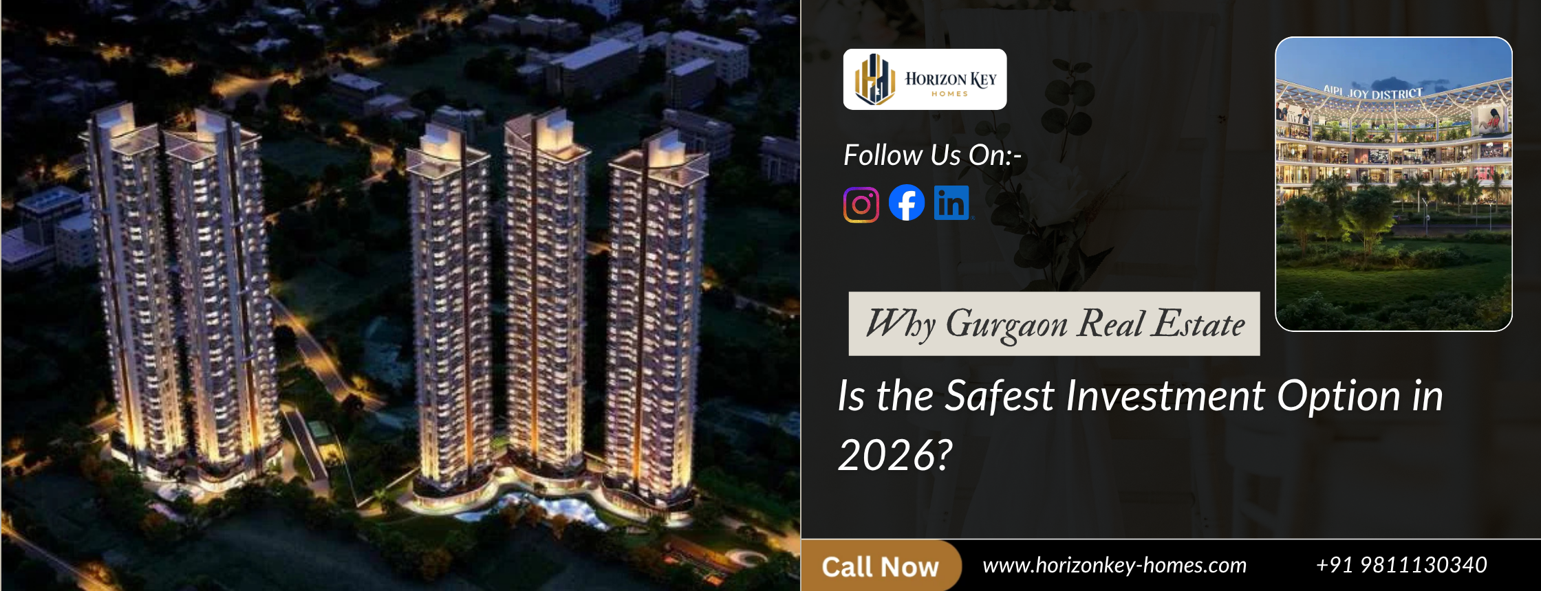 Why Gurgaon Real Estate is the Safest Investment Option in 2026